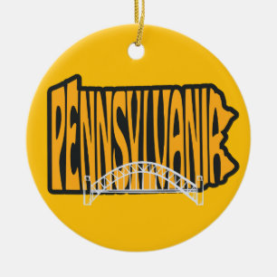 Pennsylvanie Ponts Arbre de Noël Ornement