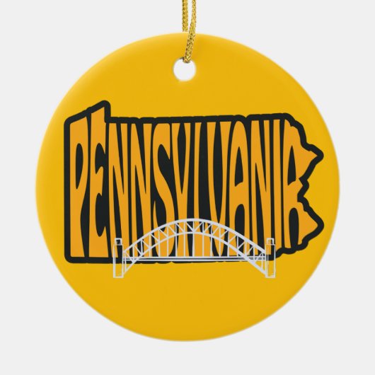Pennsylvanie Ponts Arbre de Noël Ornement (Devant)