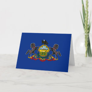 Pennsylvanische vlag, Vlag van Pennsylvania Kaart