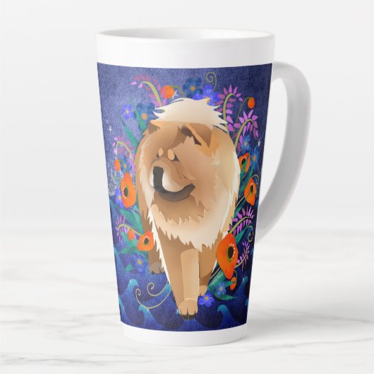 PENNY 4 UR THOUGHTS mok-zie omgekeerd Latte Mok (Rechterhoek)