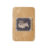 Penny Black Postage Stamp Badmat (Voorkant Verticaal)