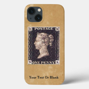 Penny Black Postage Stamp iPhone 13 Hoesje