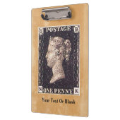 Penny Black Postage Stamp Klembord (Links)