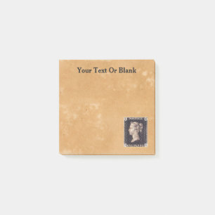 Penny Black Postage Stamp Post-it® Notes