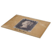 Penny Black Postage Stamp Snijplank (Hoek)