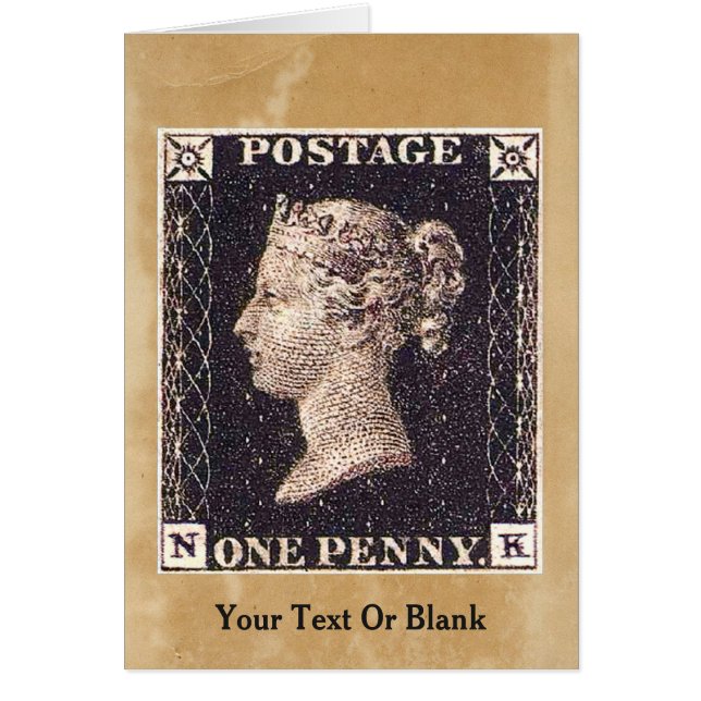 Penny Black Postage Timbre (Devant)