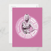 Penny Blossom Info Graphic Briefkaart (Voorkant / Achterkant)