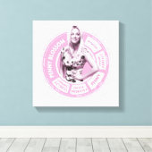 Penny Blossom Info Graphic Canvas Afdruk (Insitu (Houten vloer))