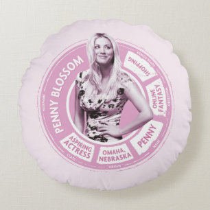 Penny Blossom Info Graphic Rond Kussen
