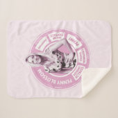 Penny Blossom Info Graphic Sherpa Deken (Voorkant (horizontaal))