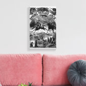 Penny Dreadful - Spring-hakken Jack Wrapped Canvas Afdruk (Insitu (Woonkamer))