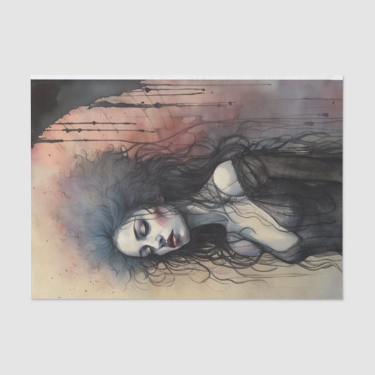 Penny Dreadfuls Gotische Decoupage Papier (Voorkant)