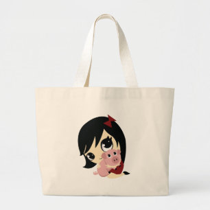Penny en Snickerdole Grote Tote Bag