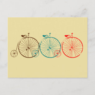 Penny Farthing Bicycles Briefkaart