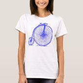 Penny Farthing - Blue T-shirt (Voorkant)