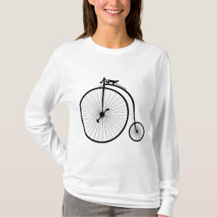 Penny Farthing Fiets Wielen T-shirt
