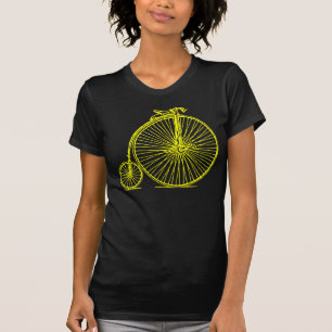 Penny Farthing - Geel T-shirt