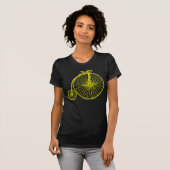 Penny Farthing - Geel T-shirt (Voorkant volledig)