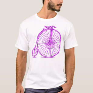 Penny Farthing - Paars T-shirt
