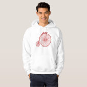 Penny Farthing - Ruby Red Hoodie (Voorkant volledig)