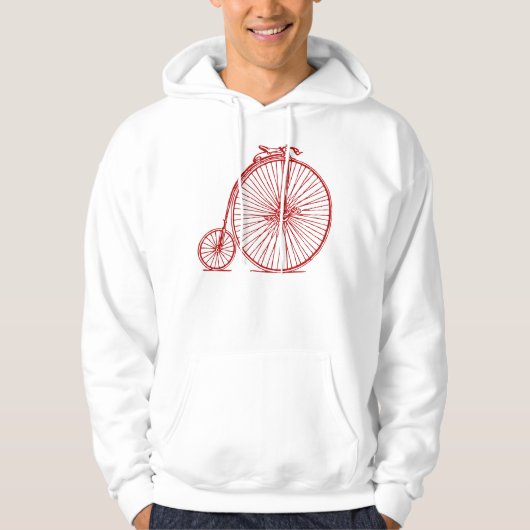 Penny Farthing - Ruby Red Hoodie (Voorkant)