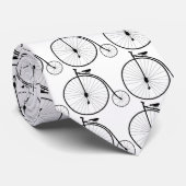 Penny Farthing Stropdas [zwart] (Opgerold)