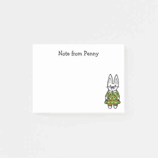 Penny het Konijn Post-it® Notes (Voorkant)