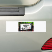 penny lane Liverpool England-teken Bumpersticker (Op auto)