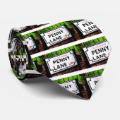 penny lane Liverpool England-teken Stropdas (Opgerold)