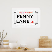 Penny Lane Poster (Keuken)