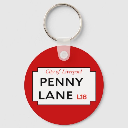 Penny Lane Sleutelhanger (Voorkant)