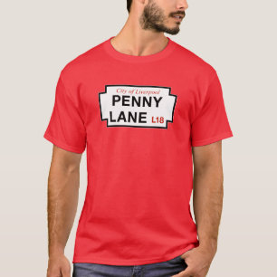 Penny Lane, Street Sign, Liverpool, Verenigd Konin T-shirt