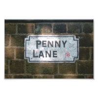 Penny Lane Street Sign, Liverpool Verenigd Koninkr