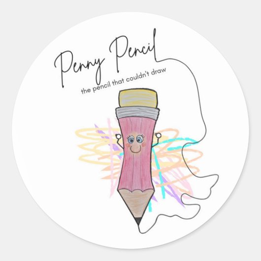 Penny Pencil sticker (Voorkant)