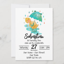 Penny Puddle Eend Kaart