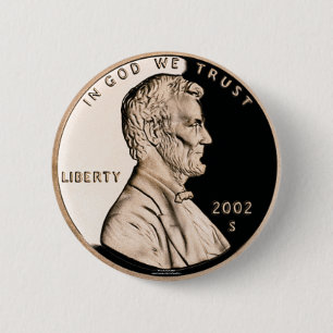 Penny Ronde Button 5,7 Cm