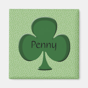 Penny Shamrock Name Magnet Magneet