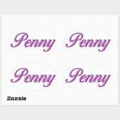 Penny sticker naam (Vel)