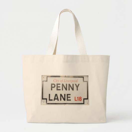 pennylane grote tote bag (Voorkant)
