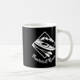 Penobscot rivier Maine Kayak Kayakken Varen Vlot Koffiemok