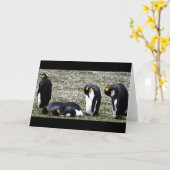 Penquin lundi Carte pour notes (Fleur jaune)