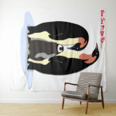 Penquins Tapestry Wandkleed (In Situ (horizontaal))