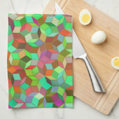 Penrose Tile Towel Theedoek (Quarter Fold)