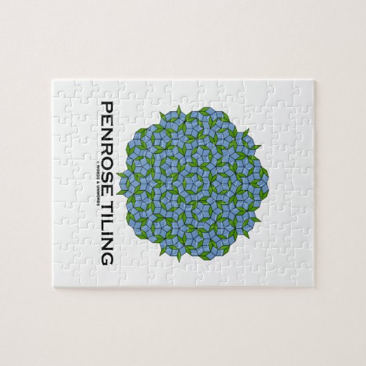 Penrose Tiling (vijfvoudig symbool) Legpuzzel (Horizontaal)