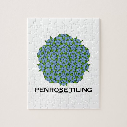 Penrose Tiling (vijfvoudig symbool) Legpuzzel (Verticaal)