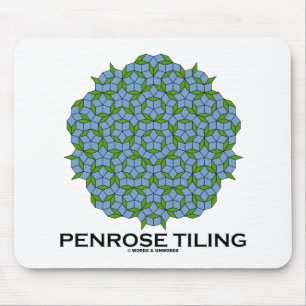 Penrose Tiling (vijfvoudig symbool) Muismat