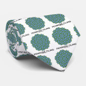 Penrose Tiling (vijfvoudig symbool) Stropdas (Opgerold)