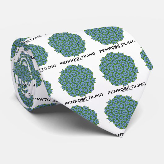 Penrose Tiling (vijfvoudig symbool) Stropdas (Opgerold)