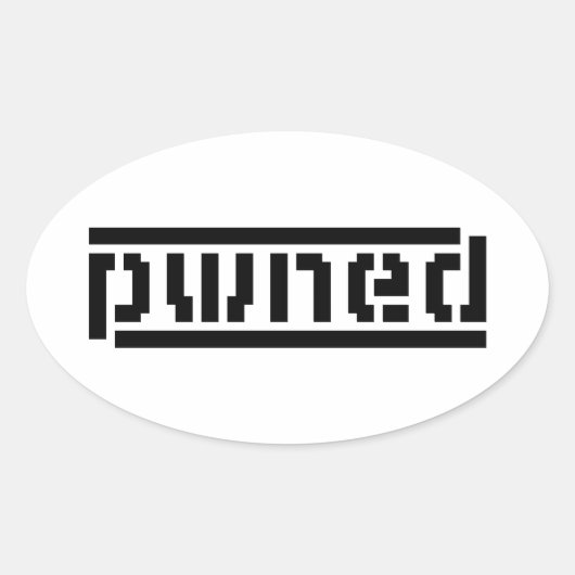 pens ovale sticker (Voorkant)