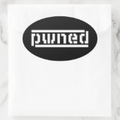 pens ovale sticker (Tas)